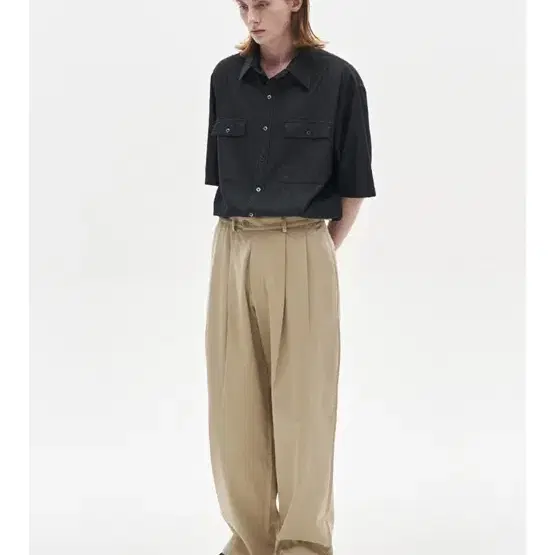 노운 와이드 치노 팬츠 베이지 0 noun wide chino pants