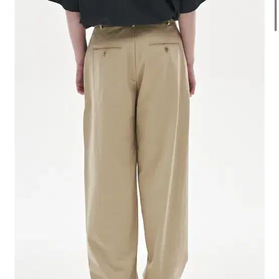 노운 와이드 치노 팬츠 베이지 0 noun wide chino pants