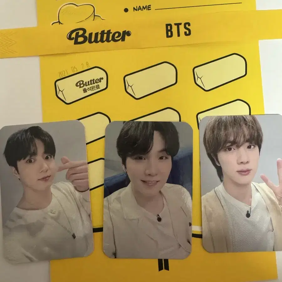 방탄 bts butter 공방 포카