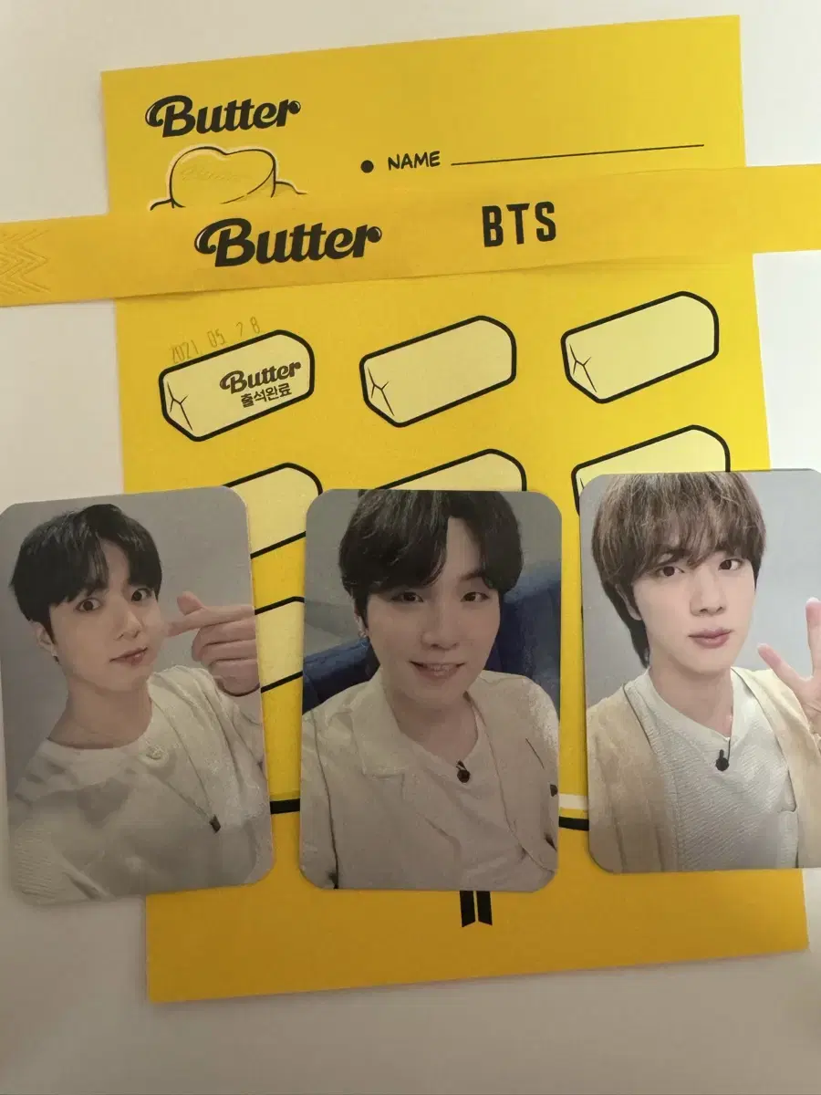 방탄 bts butter 공방 포카