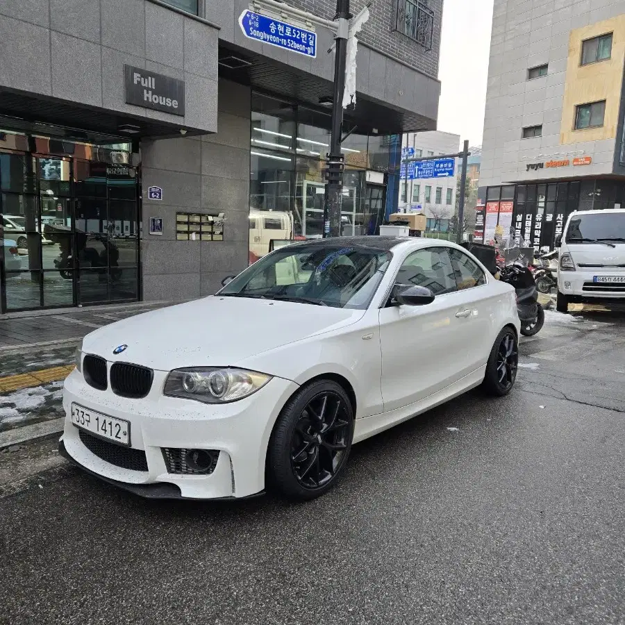 e82 120D 카라반과 대차원합니다.