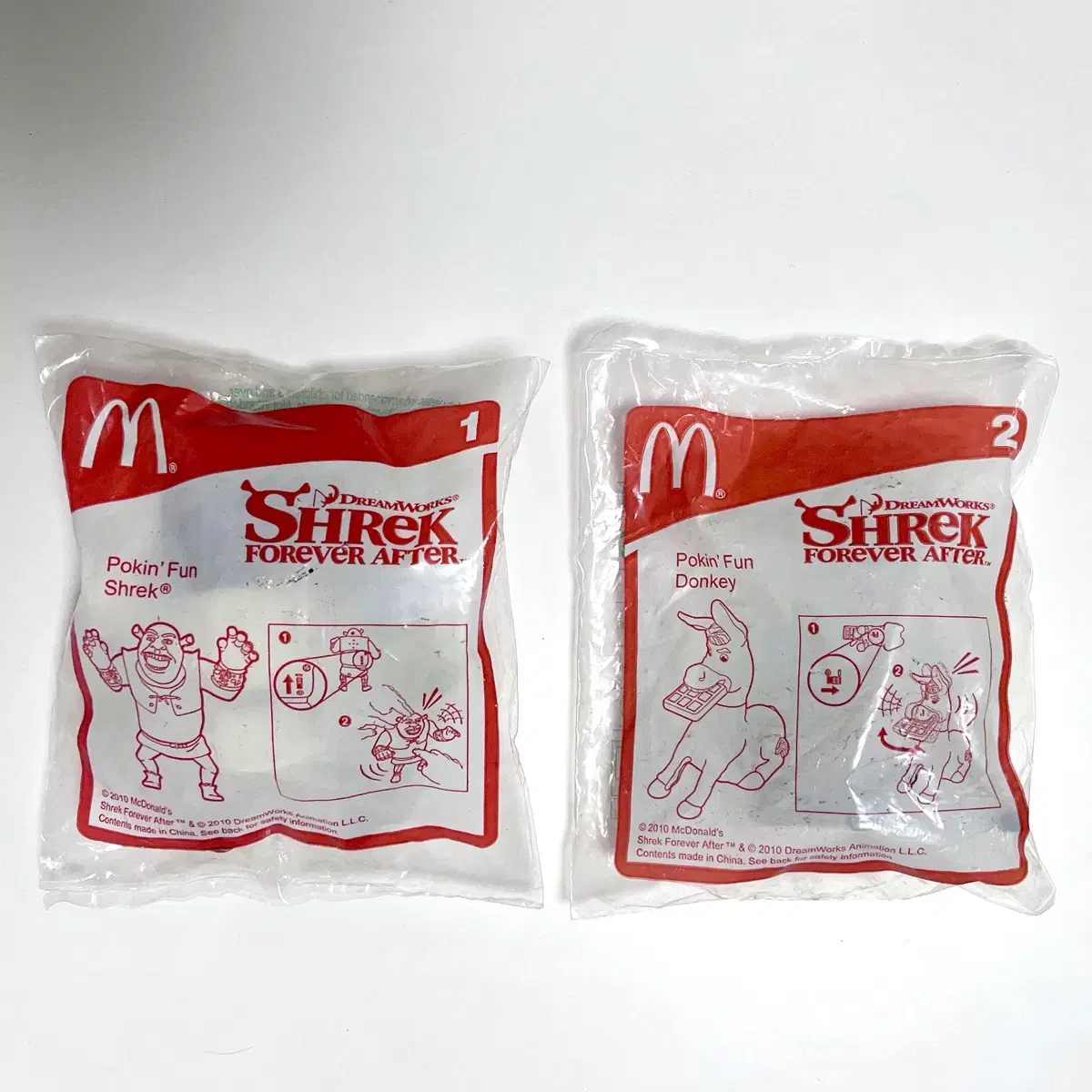 (Bulk/Unsealed) Shrek & Donkey McDonald's Happy Meal