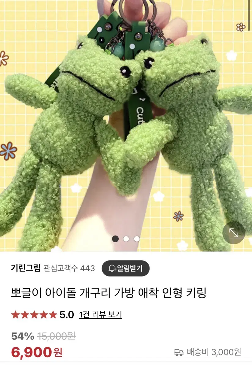 뉴진스하니 개구리인형