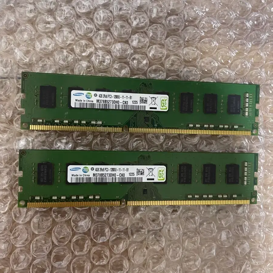 삼성 양면램 ddr3 4g 12800u 2개 팝니다