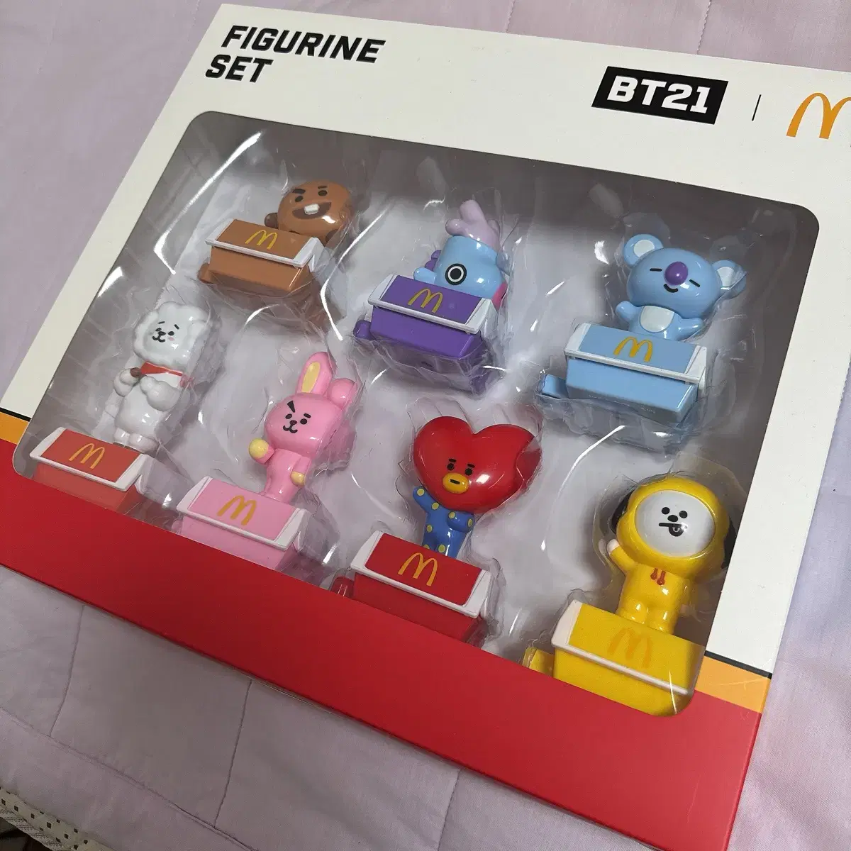 bt21 맥도날드 피규어 판매합니다. 세트 판매