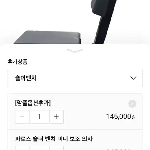 파로스스포츠 숄더 벤치. 보조 벤치, 암컬옵션 홈짐