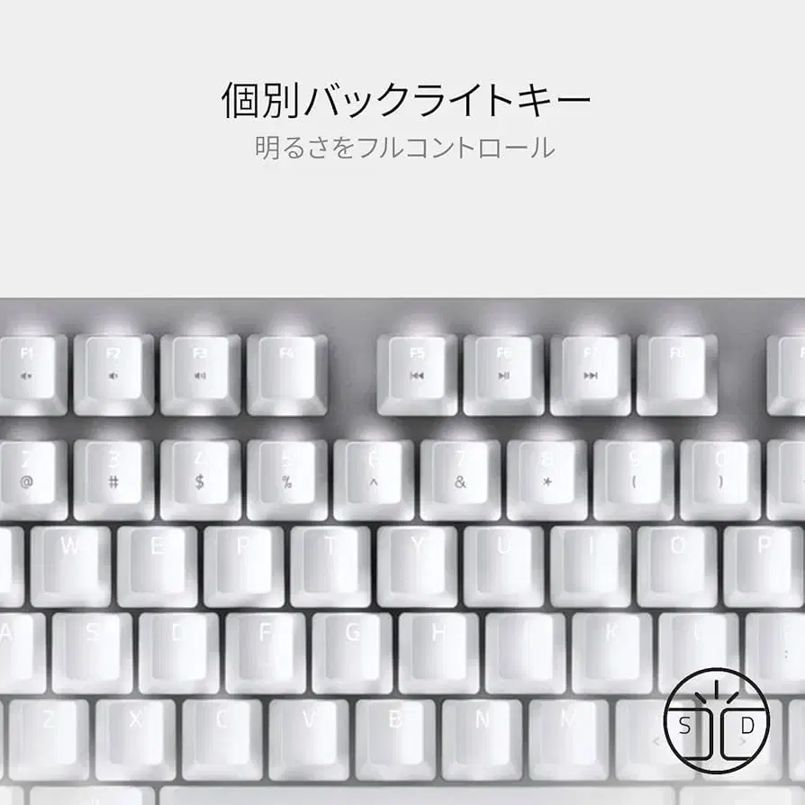 Razer BlackWidow Lite JP Mercury White