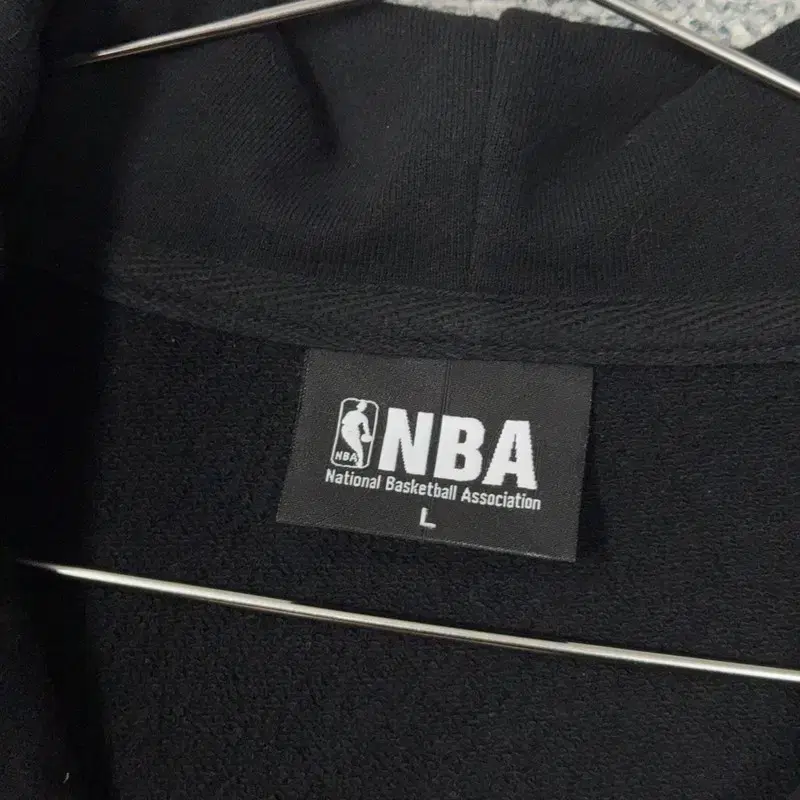 NBA 빈티지 프린팅 블랙 후드집업 L