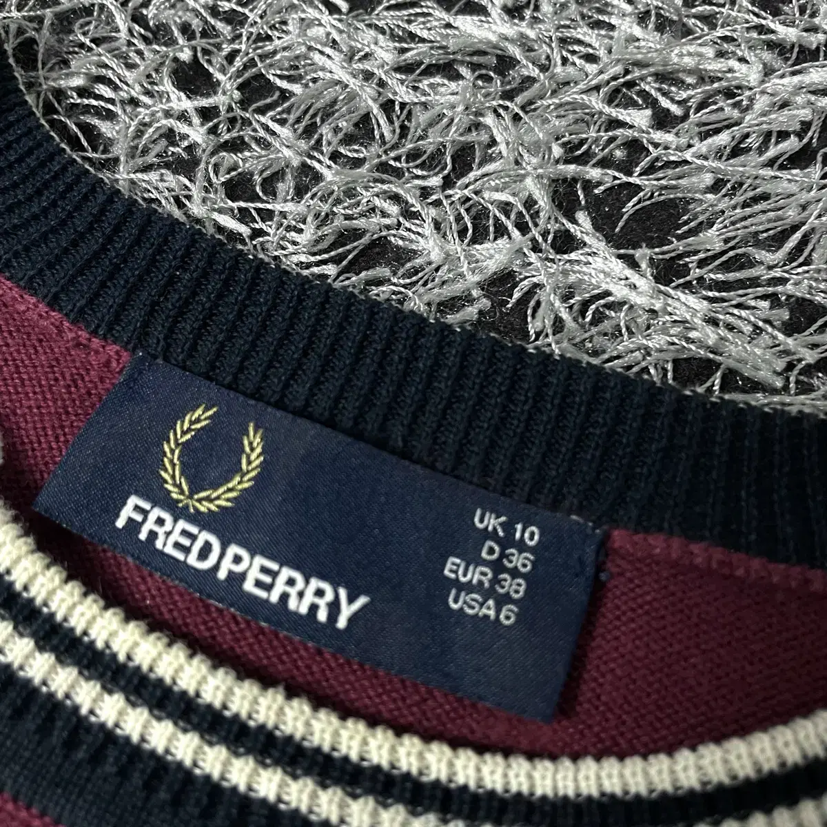 FREDPERRY 프레드페리 여성 코튼 니트