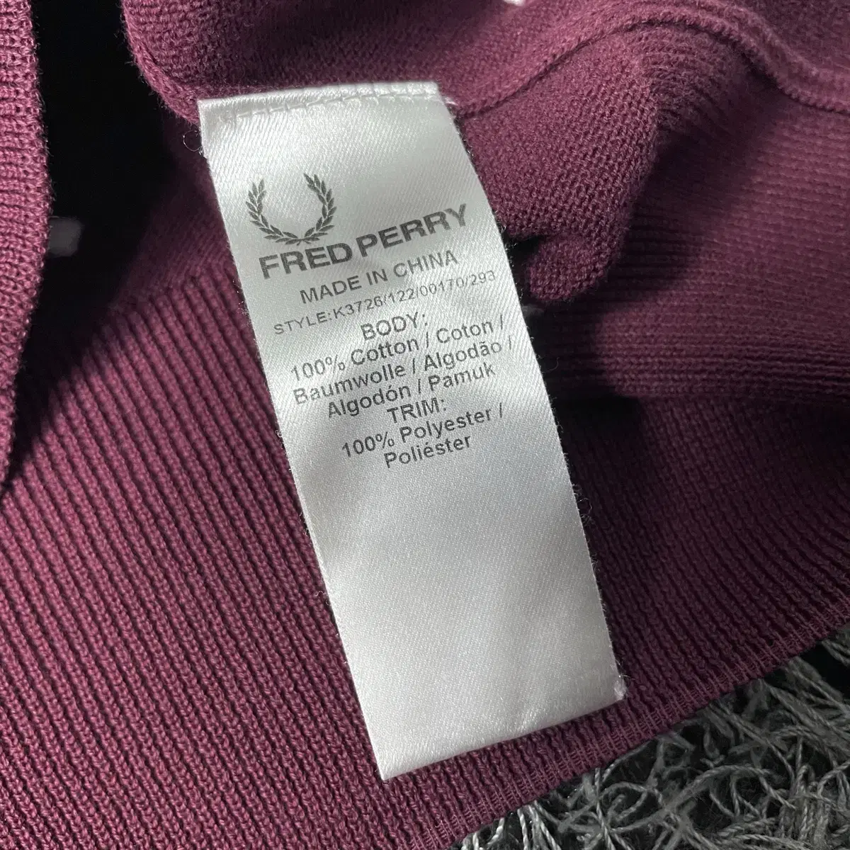 FREDPERRY 프레드페리 여성 코튼 니트