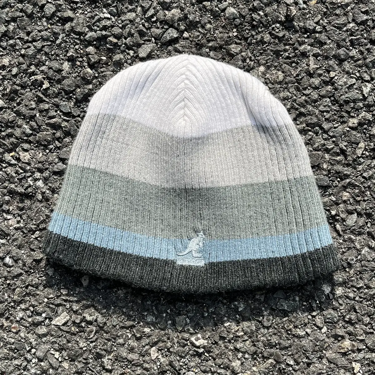 KANGOL 5 color rib stripe Beanie