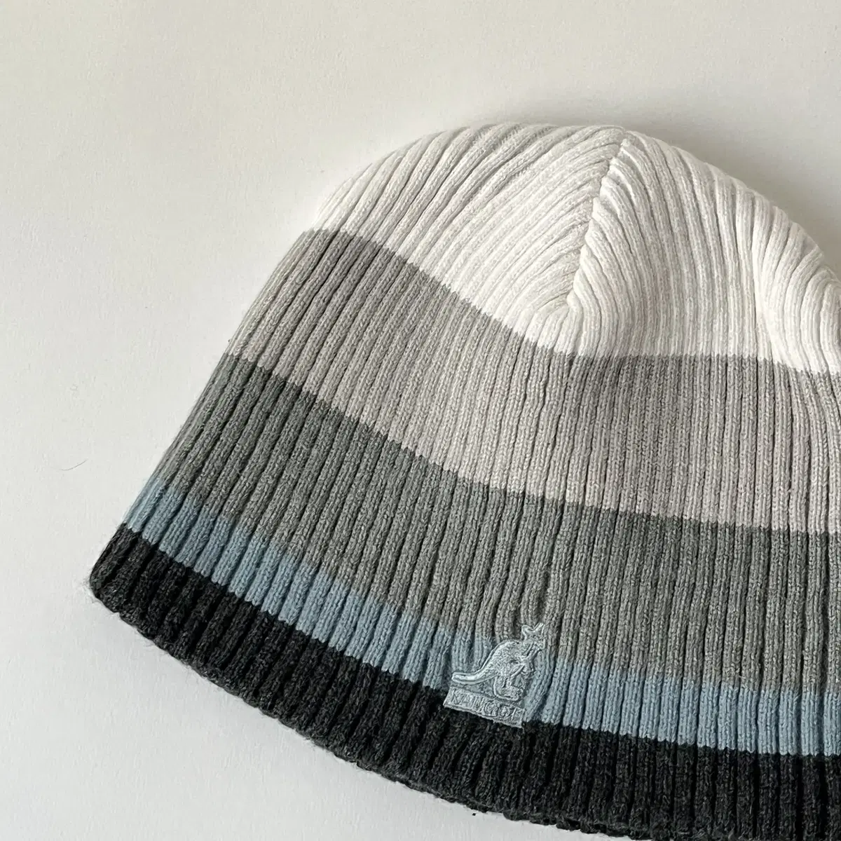 KANGOL 5 color rib stripe Beanie