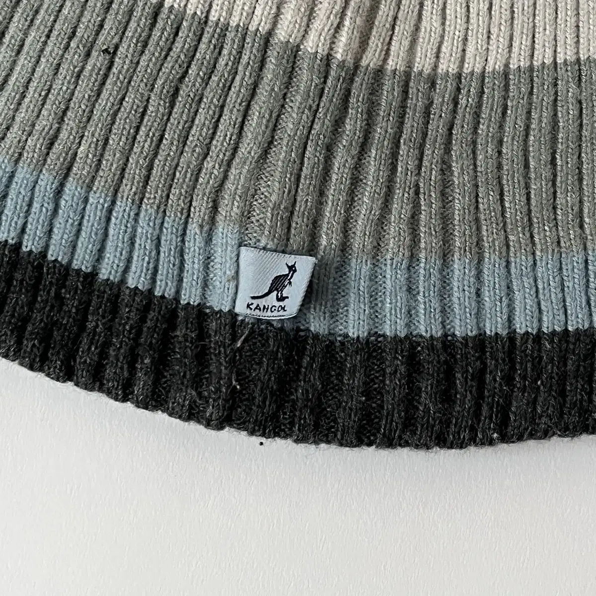 KANGOL 5 color rib stripe Beanie