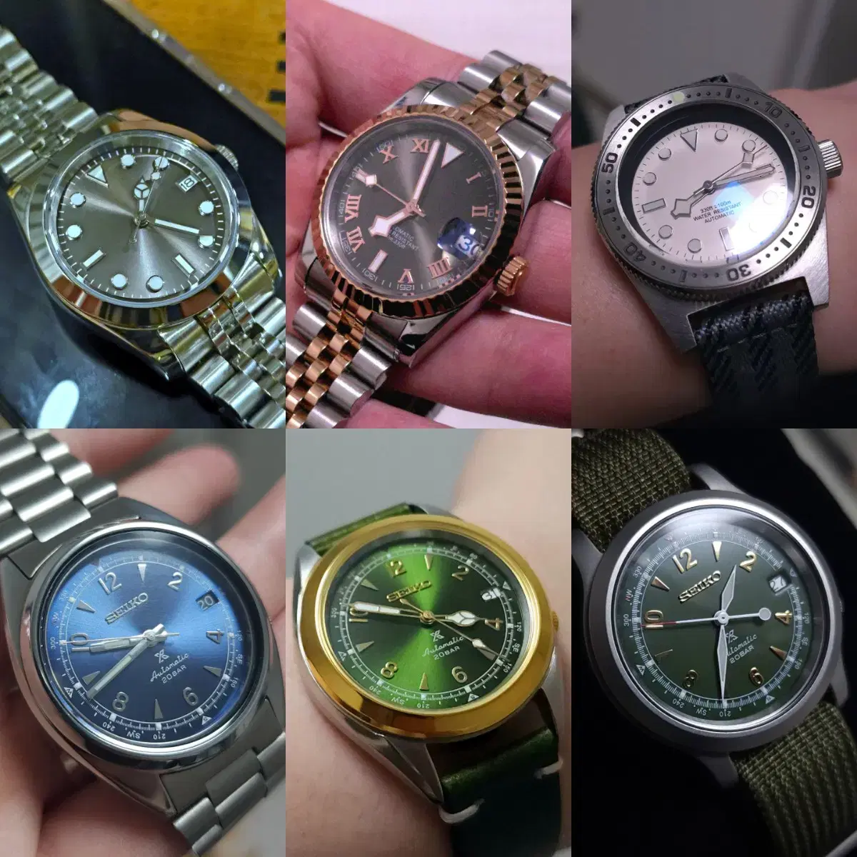 I'm selling a Seiko watch with a dial that I don't use. (I can also make one for you)