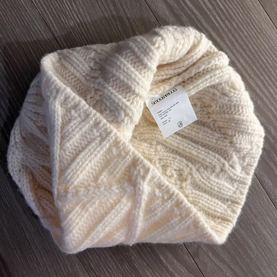 스무드무드 Mont Blanc Knit Hat Cream 비니 크림