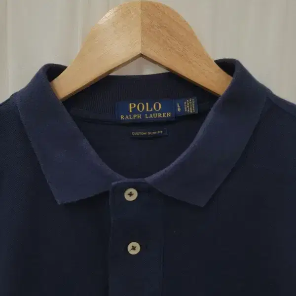 폴로 RALPH LAUREN 랄프로렌 네이비 Pk셔츠 공용 L A185