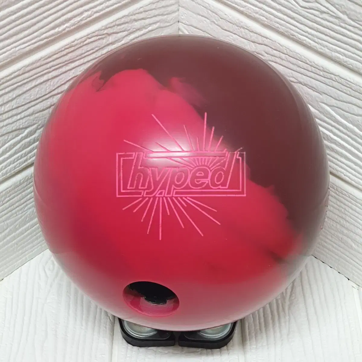 (Used Bowling Ball) LottoGrip Hyped Solid 15P (Span 10cm)