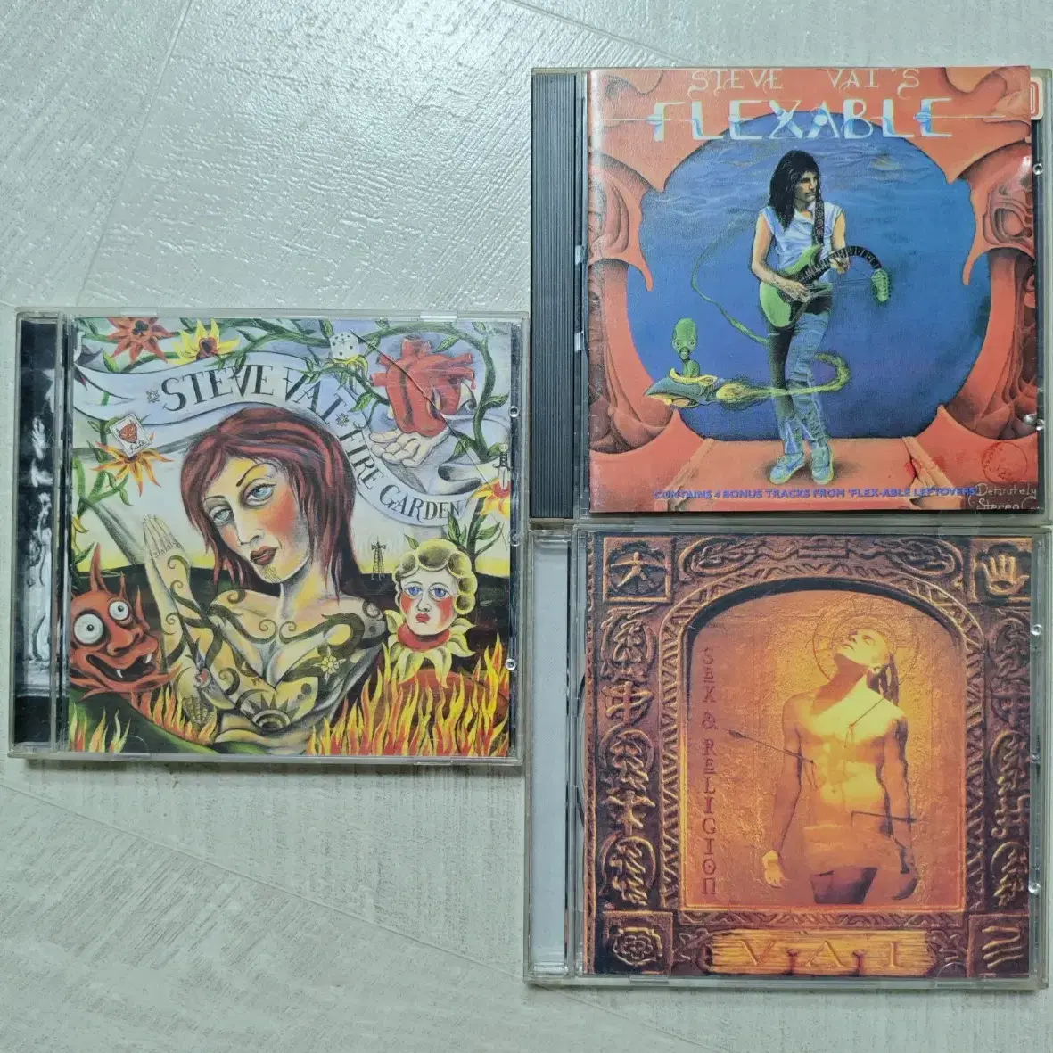 스티브 바이 Steve Vai CD 3장