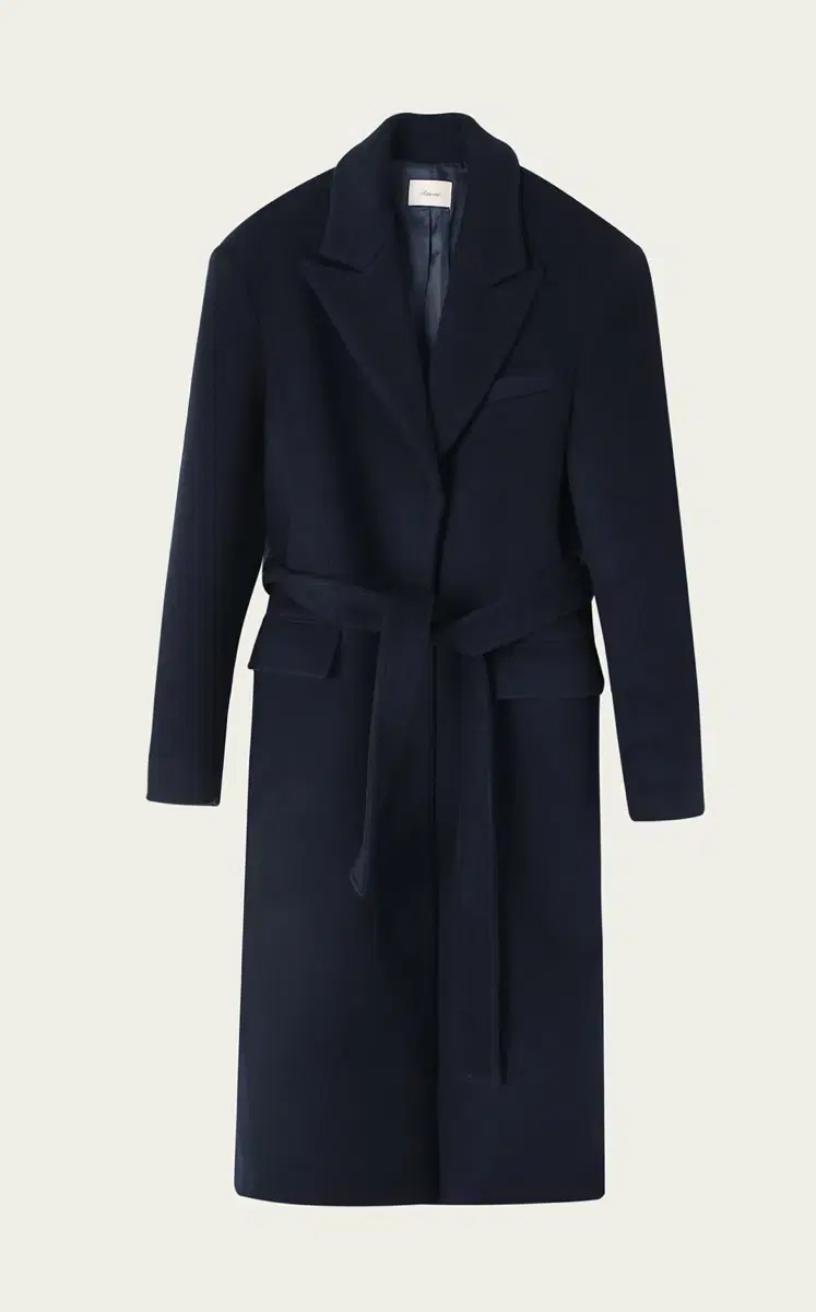 ribbonbit Calle Long Coat - Navy