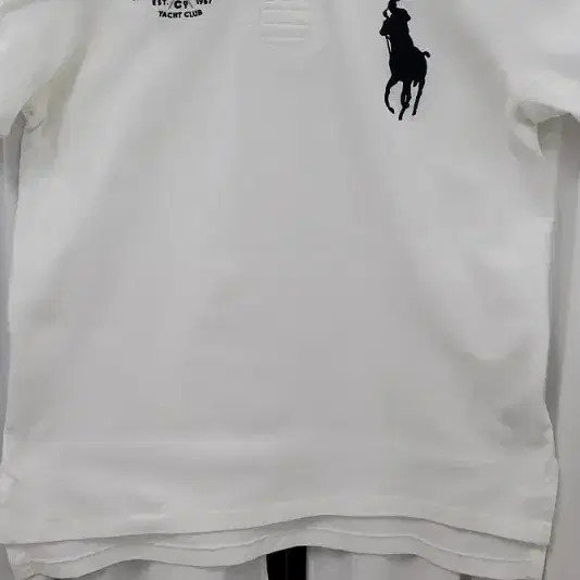 폴로 RALPH LAUREN 폴로랄프로렌 화이트 카라티 공용 M A186