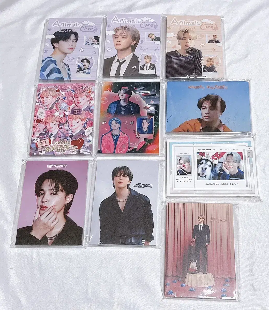 방탄 지민 비공굿 떡메 메모패드 할인판매 bts jimin 박지민