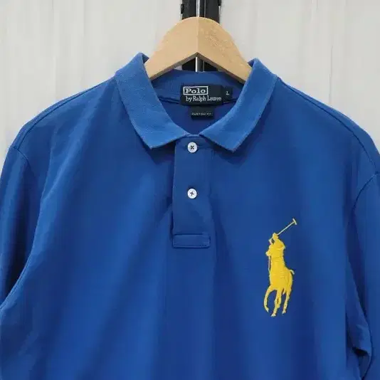 폴로 RALPH LAUREN 폴로랄프로렌 블루 카라티 공용 L A187