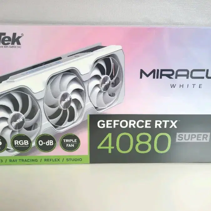 (미개봉) 이엠텍 RTX4080 SUPER WHITE D6X 16GB