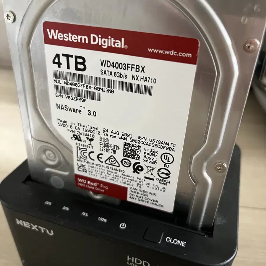 WD RED PRO HDD 4TB