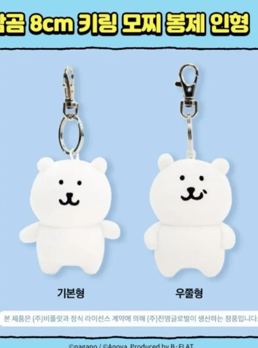 Doldolls Joke Bear 8cm Keyring