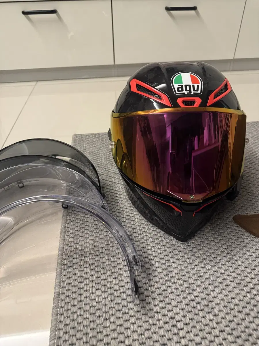 agv gp 포지아토카본 s + 카르도 펫톡앳지