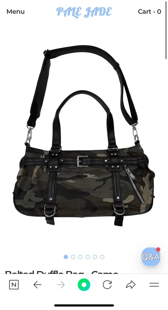 페일제이드 더플백 카모 Belted Duffle Bag - Camo