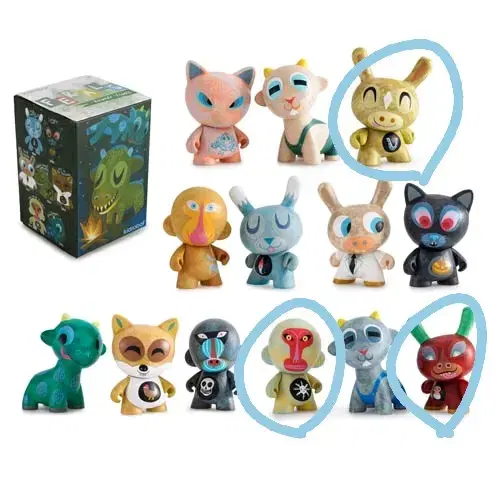 kidrobot ferals 일괄