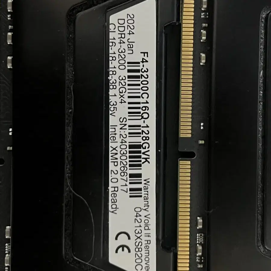 지스킬 립죠스 DDR4 3200 32GB 4개 128GB