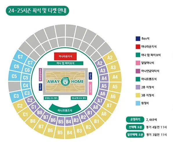 여자농구 하나은행VS우리은행 일반석티켓