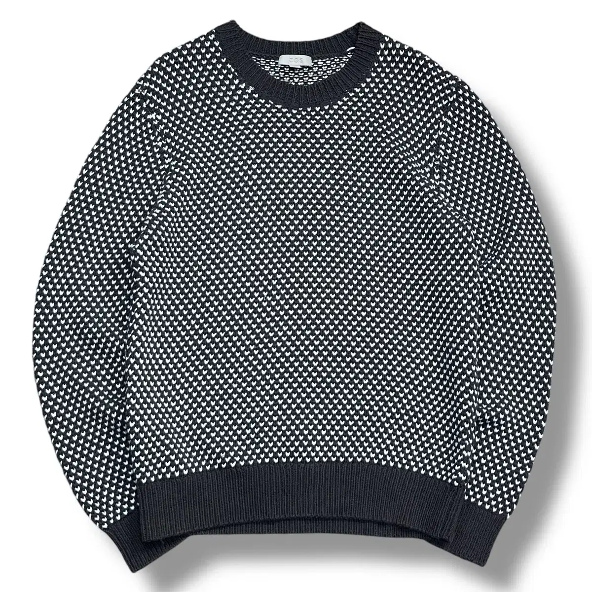 COS COS Heart Pattern Knit L