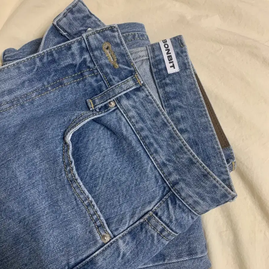 리본빛 ribbonbit Edy washed denim