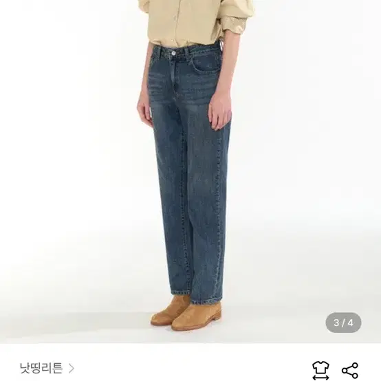 낫띵리튼 Toi regular fit denim(S size)