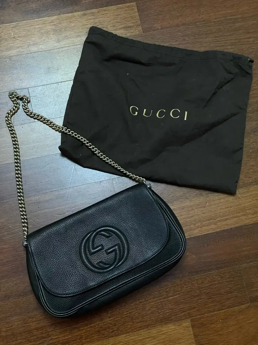 구찌 GUCCI 체인백 블랙