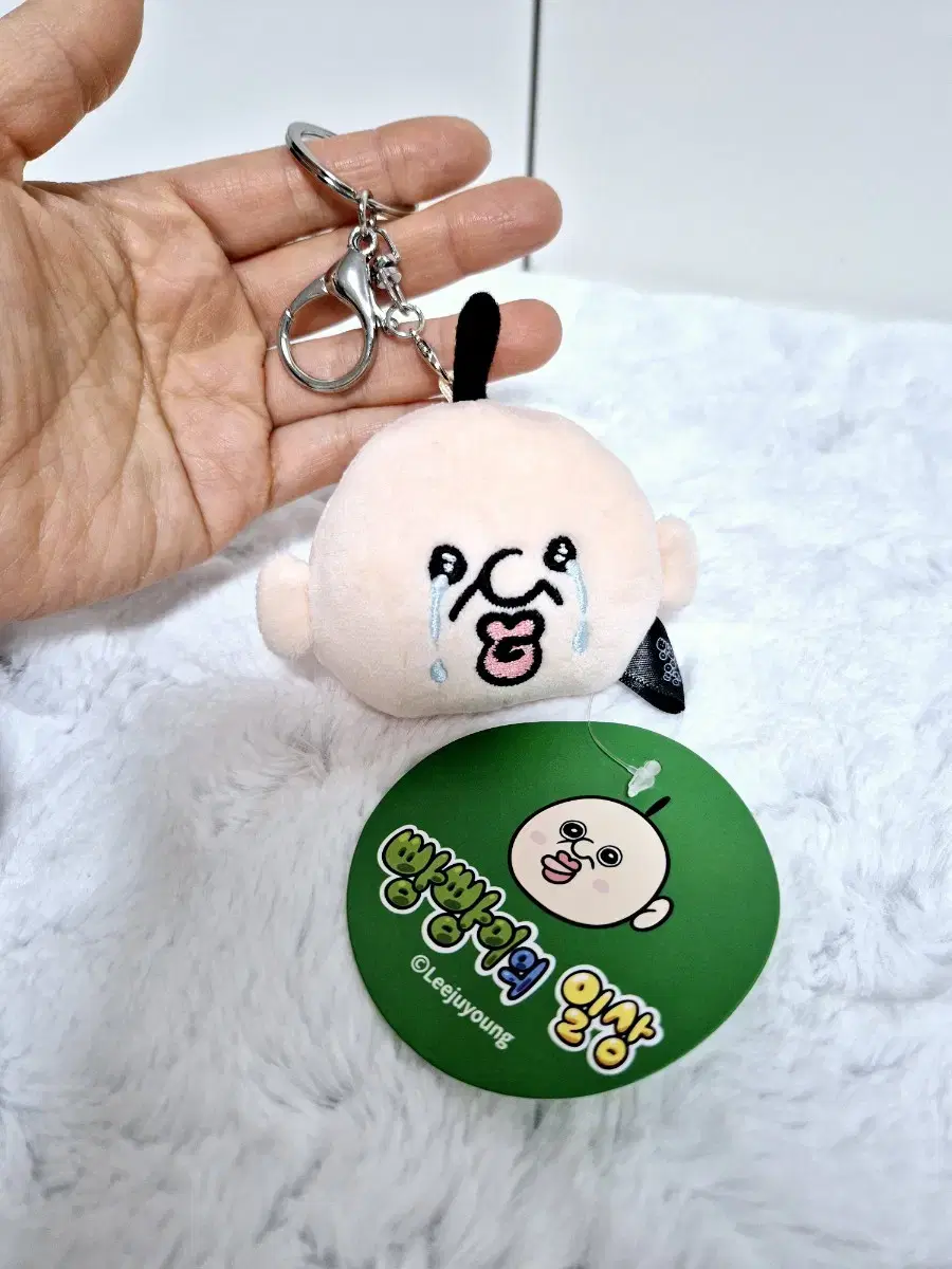 Genuine) Teary-eyed face keyring/New product (0)