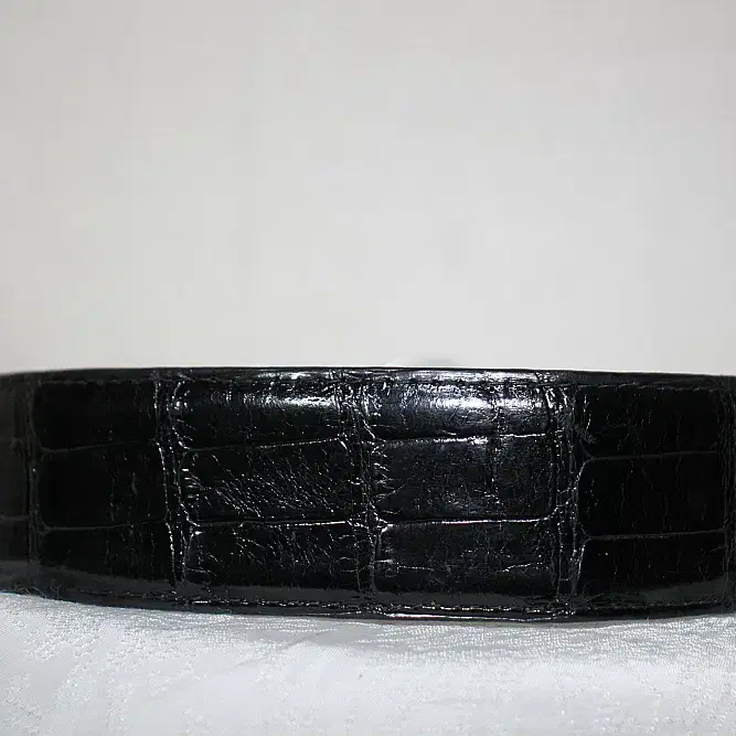 Ralph Lauren sterling and alligater belt