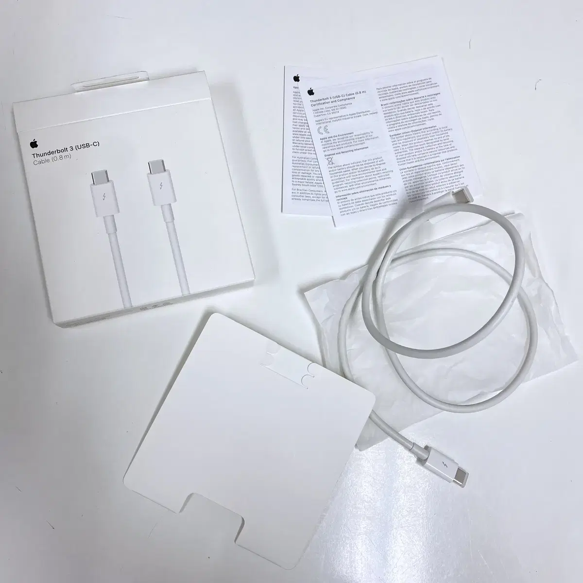 애풀 썬더볼트3 USB-C 0.8m 케이블