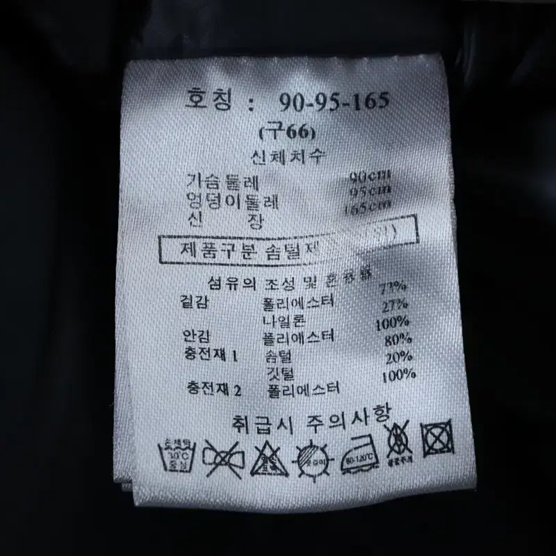 W(M) 브랜드빈티지 패딩 점퍼자켓 손정완 블랙 올드스쿨-1135B