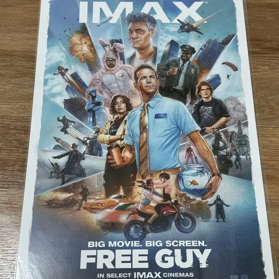 영화 프리가이 아이맥스 imax 포스터