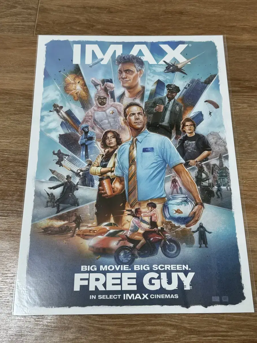 영화 프리가이 아이맥스 imax 포스터