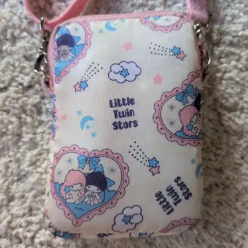 [레트로] 산리오 키키라라 리틀트윈스타 숄더 파우치 가격 인하