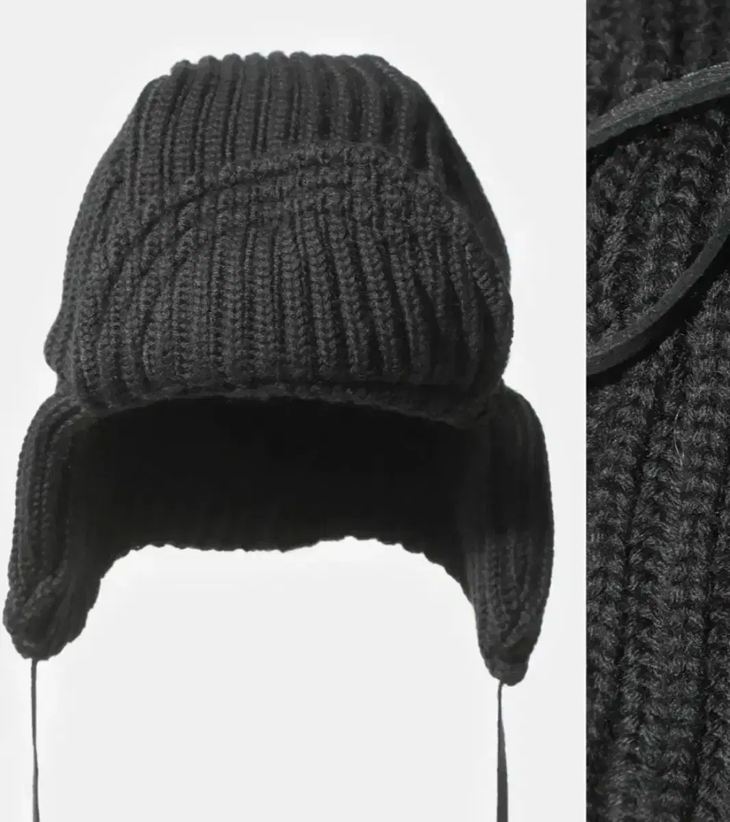 south2west8 bomber cap knit black