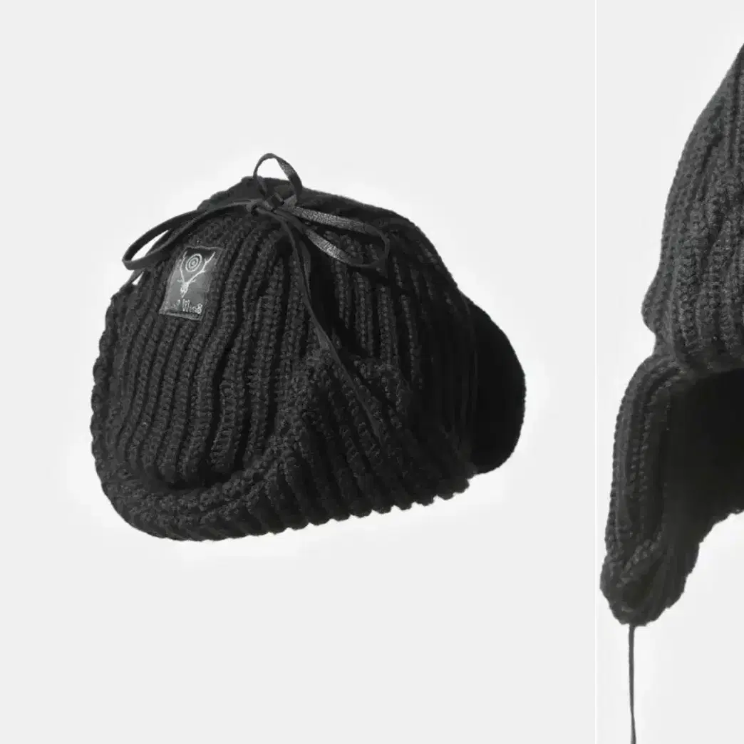 south2west8 bomber cap knit black