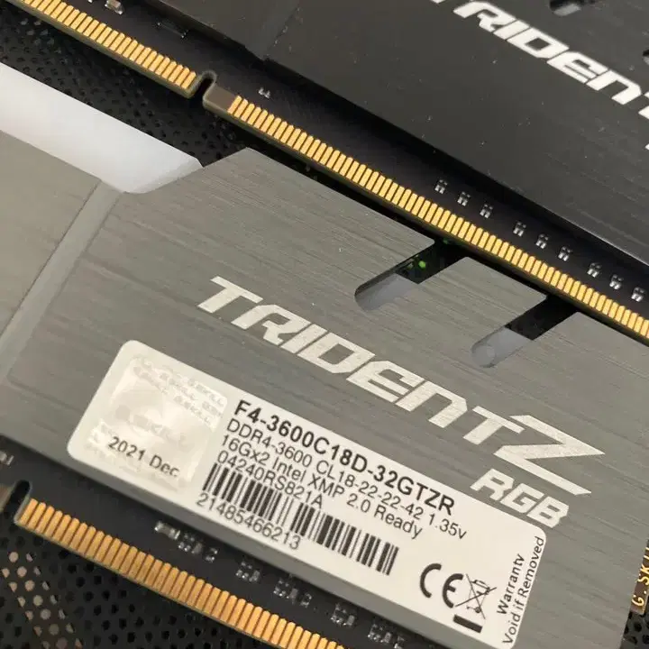 G.Skill DDR4-3600 CL18 32G(16Gx2)