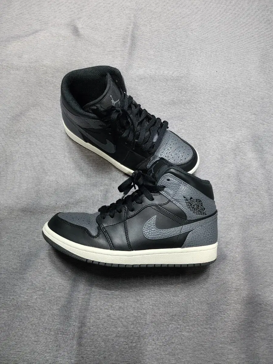 Nike Jordan 1 Mid Dark Grey 250 size