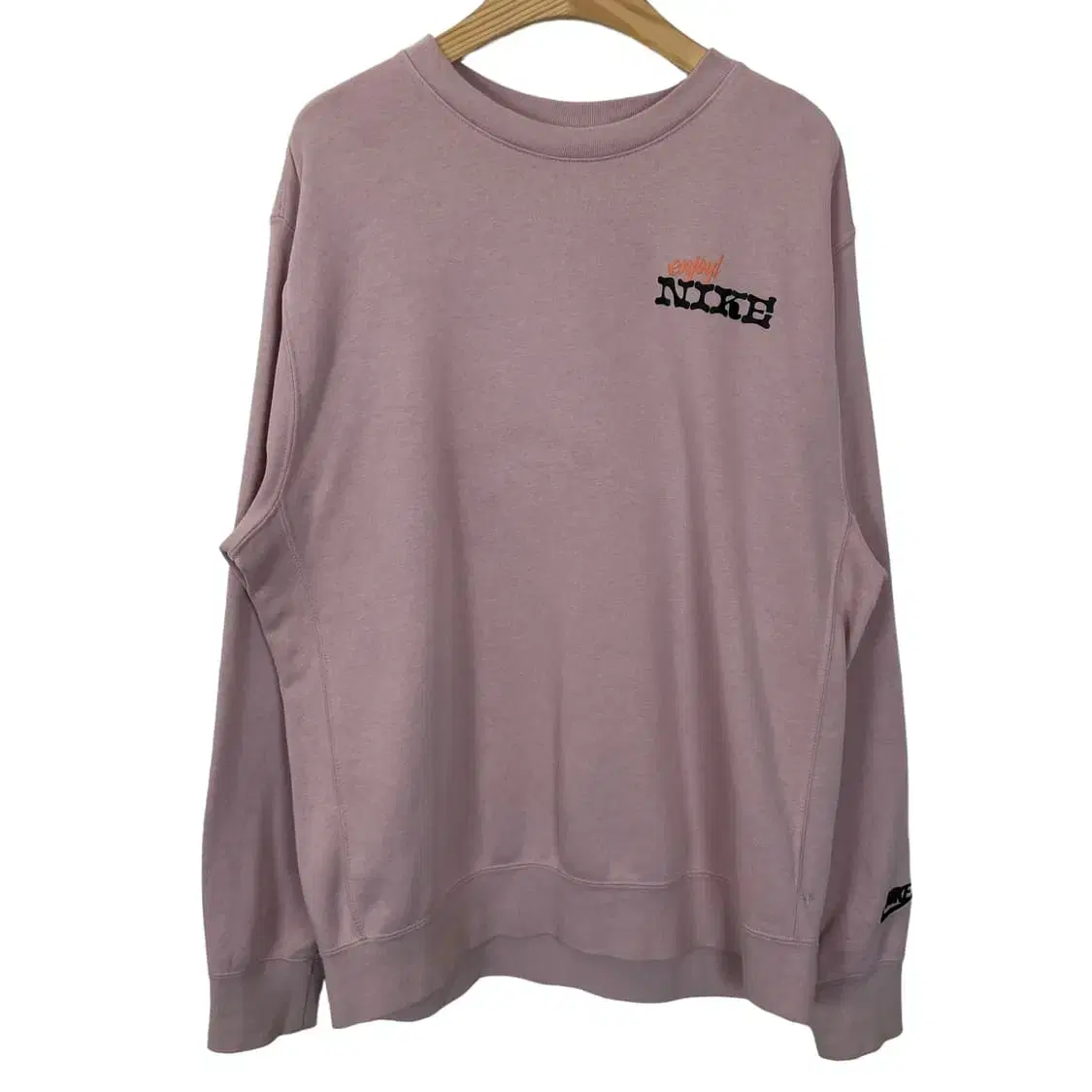 Nike Back Logo Baby Pink Sweatshirt